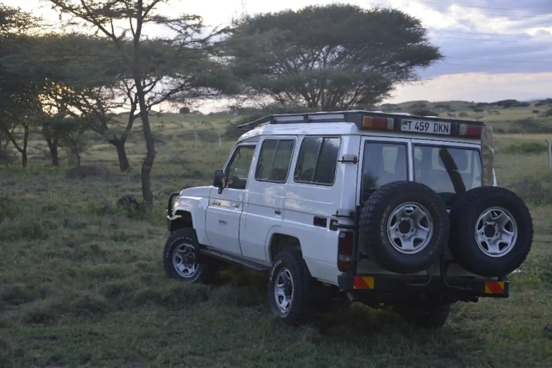 Safari Land Cruiser vehicle ready for adventure in Tanzania national parks